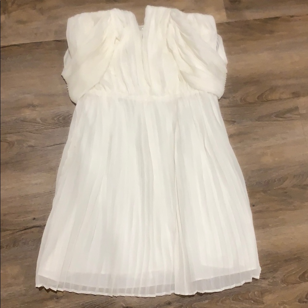 NWT Vici Collection White Strapless Dress - Picture 3 of 7